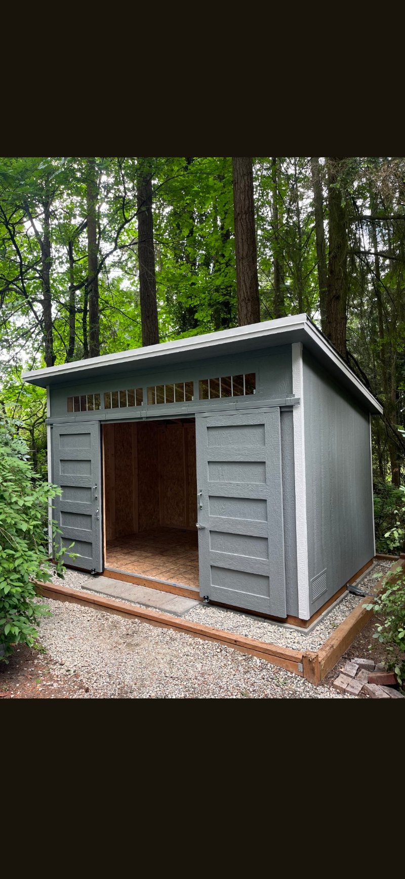 Shed installation
